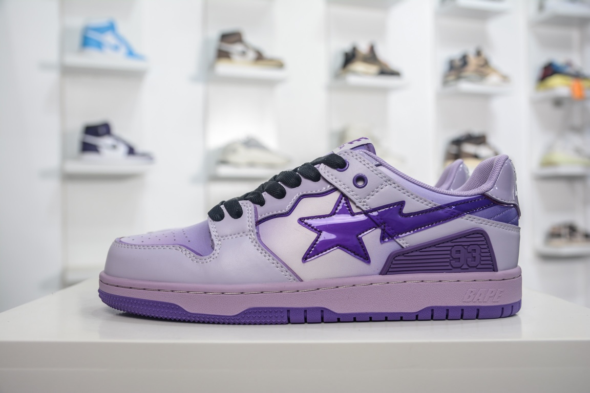 A Bathing Ape Bape SK8 Sta Purple