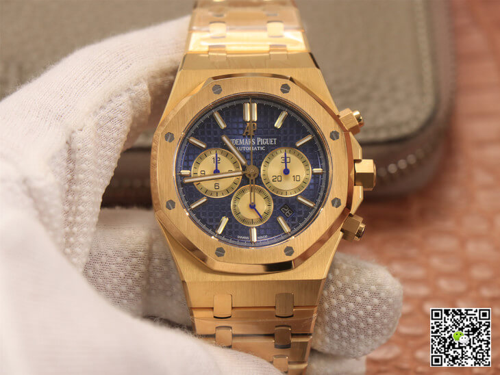 Replica Audemars P1g*et Royal Oak Chronograph 26331BA.OO.1220BA.01 1:1 Best Edition OM Factory Yellow Gold