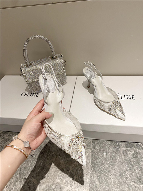 rene caovilla heels sandals