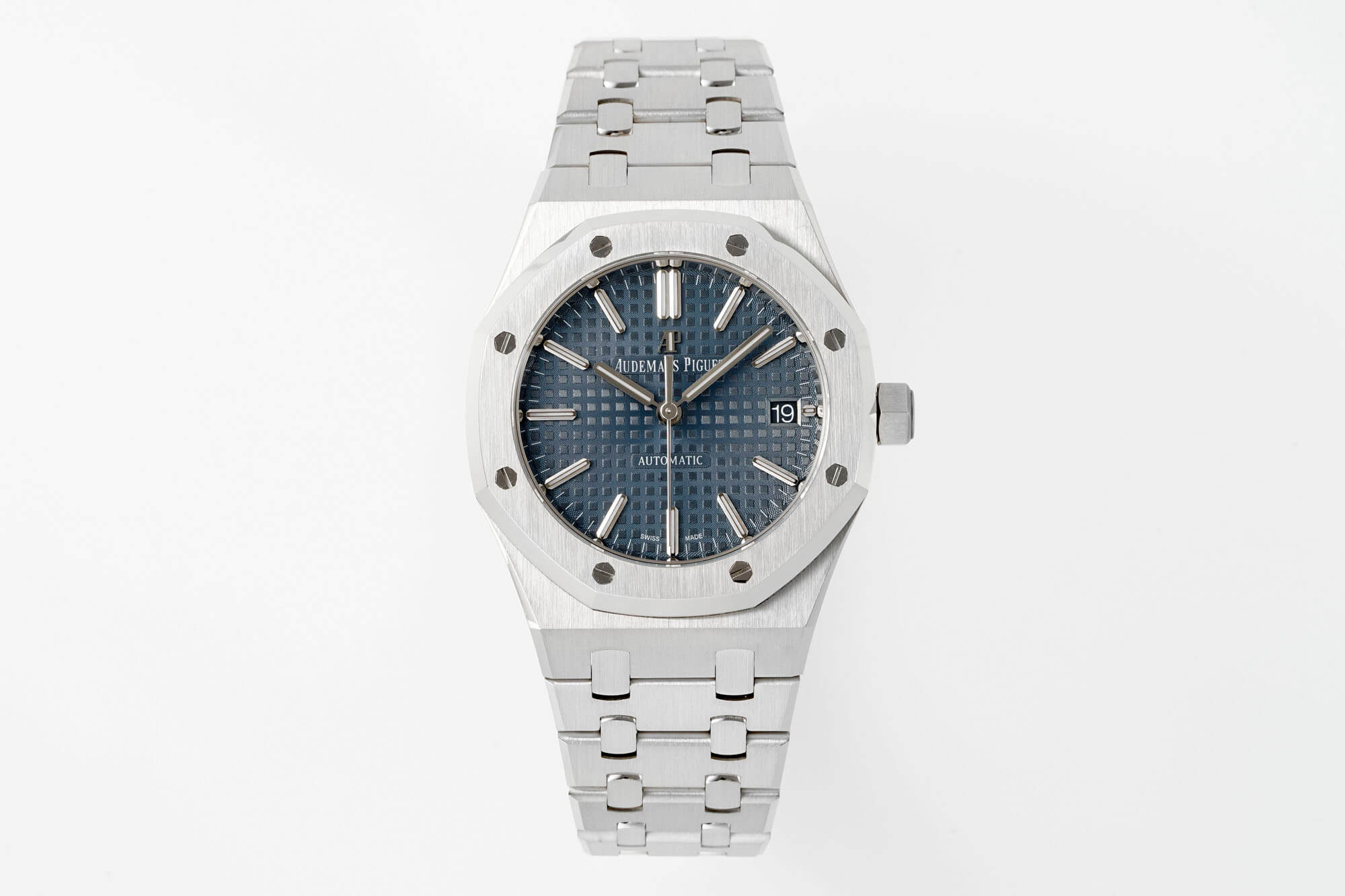 Replica Audemars P1g*et Royal Oak 15450ST.OO.1256ST.03 1:1 Best Edition APS Factory Blue Dial