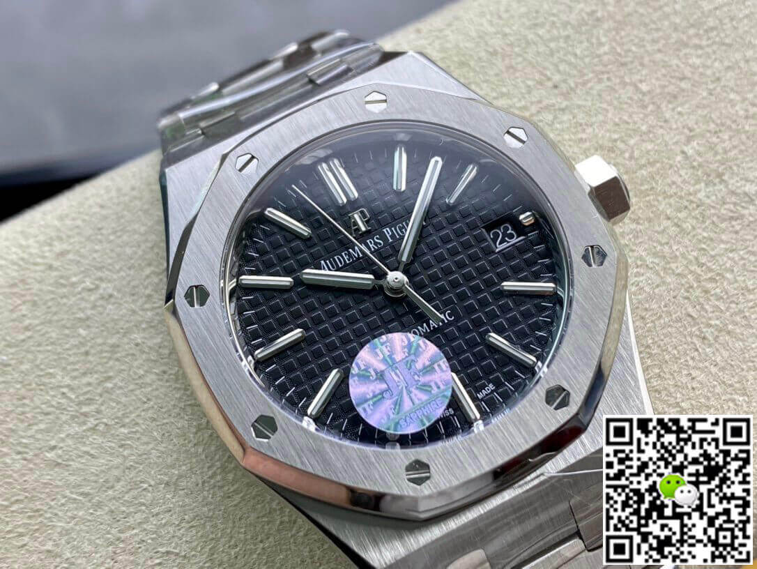 Replica Audemars P1g*et Royal Oak 15450 1:1 Best Edition JF Factory Black Dial