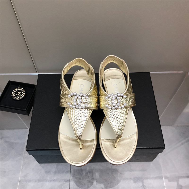Ch**el flat sandals