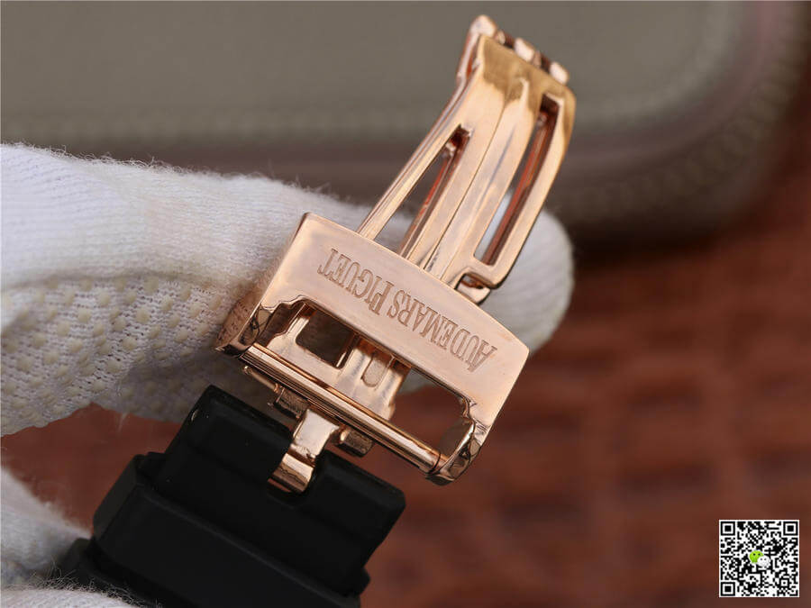 Replica Audemars P1g*et Royal Oak 15400 1:1 Best Edition Rose Gold Blue Dial