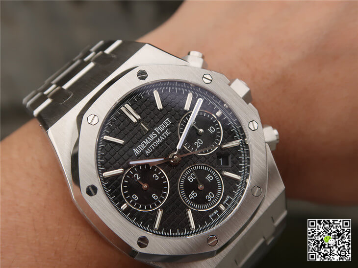 Replica Audemars P1g*et Royal Oak Chronograph 26320ST.OO.1220ST.01 1:1 Best Edition OM Factory Black Dial