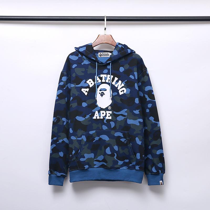 BAPE Color Camo College Pullover Hoodie