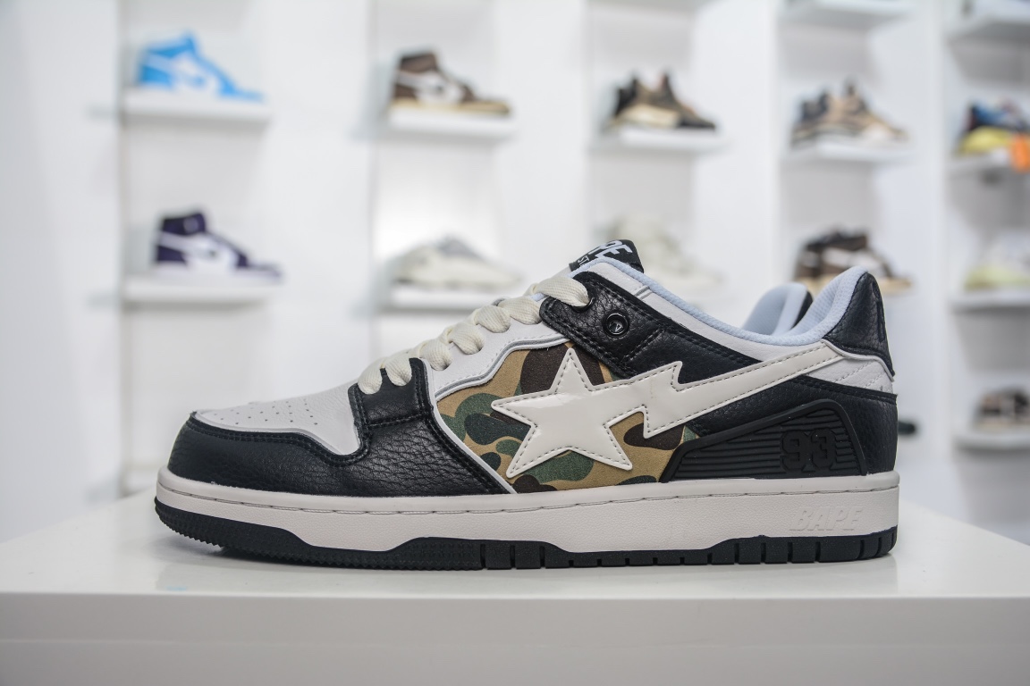 A Bathing Ape Bape SK8 Sta Black Camo