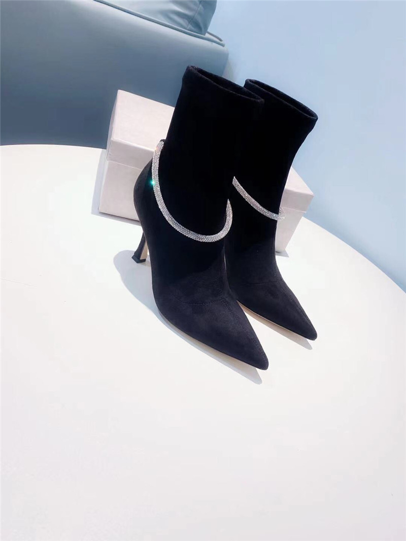 J1m*y Ch00 high heel stretch boots