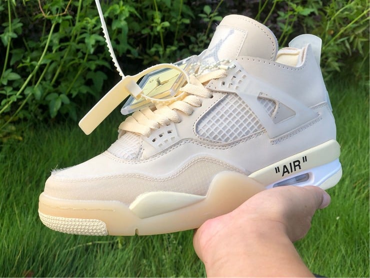 Jordan 4 Retro Off-White Sail Extended Size
