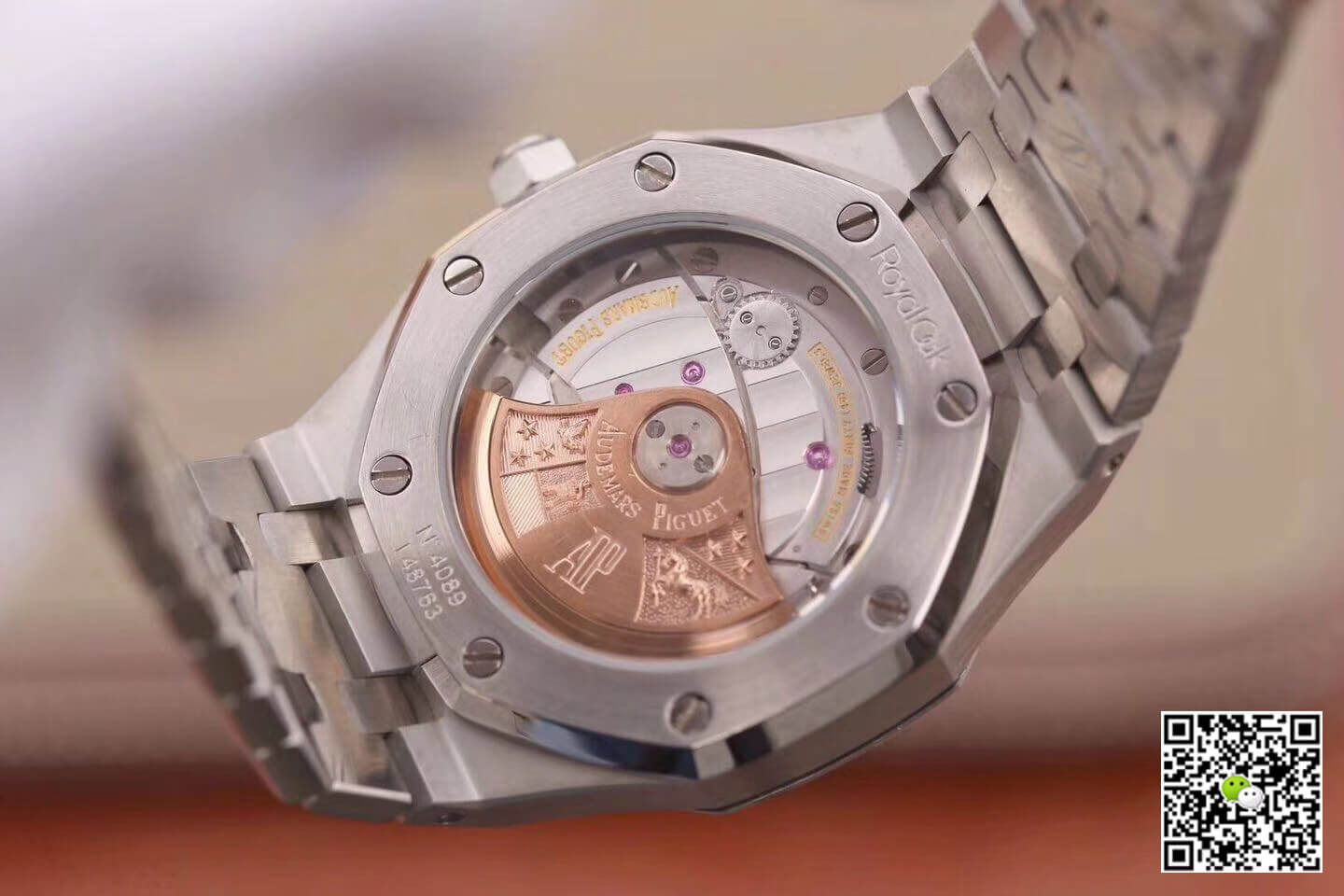 Replica Audemars P1g*et Royal Oak 15454BC.GG.1259BC.01 1:1 Best Edition JH Factory Blue Dial