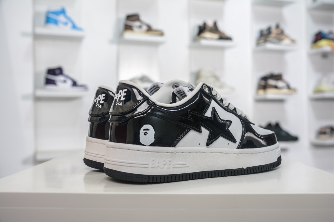 A Bathing Ape Bape Sta Low Black