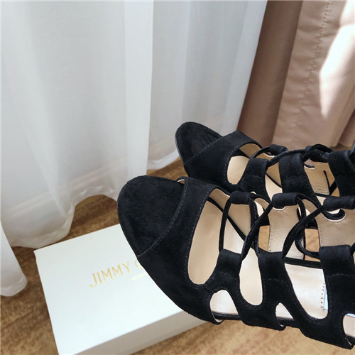 J1m*y Ch00 high heel short boots sandals