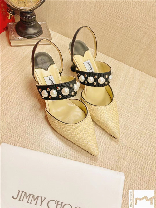 J1m*y Ch00 Pearl Heels Dupe  pearl rivet high heel sandals