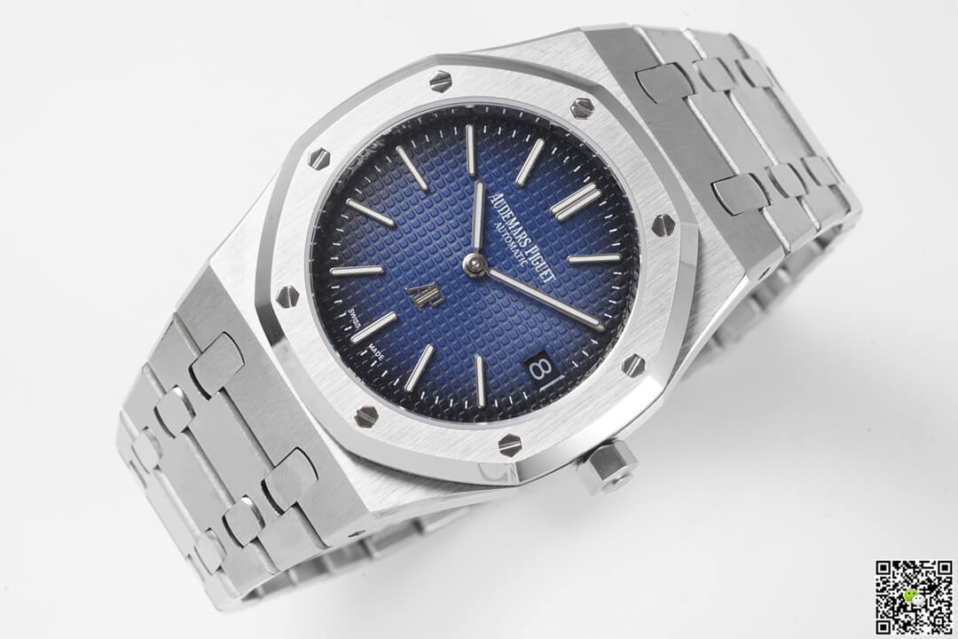 Replica Audemars P1g*et Royal Oak 15202IP.OO.1240IP.01 1:1 Best Edition KZ Factory Smoky Blue Dial
