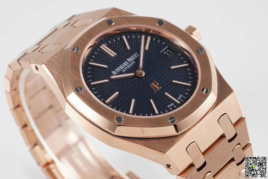 Replica Audemars P1g*et Royal Oak 15202OR.OO.1240OR.01 1:1 Best Edition KZ Factory Rose Gold