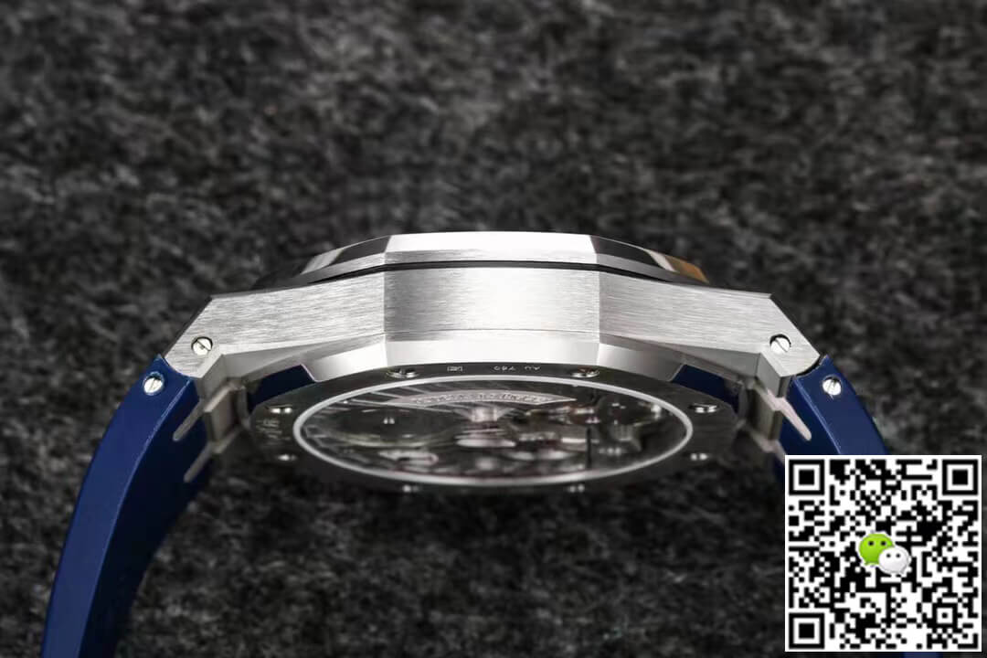 Replica Audemars P1g*et Royal Oak Tourbillon 1:1 Best Edition R8 Factory V3 Blue Rubber Strap