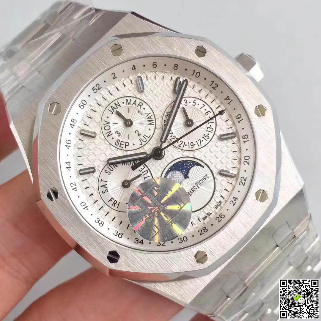 Replica Audemars P1g*et Royal Oak Perpetual Calendar 41 26574ST.OO.1220ST.01 JF Factory 1:1 Best Edition Swiss ETA5134