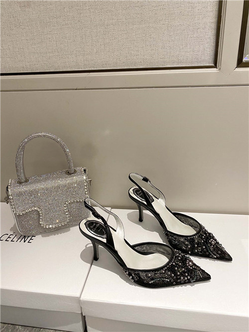 rene caovilla heels sandals