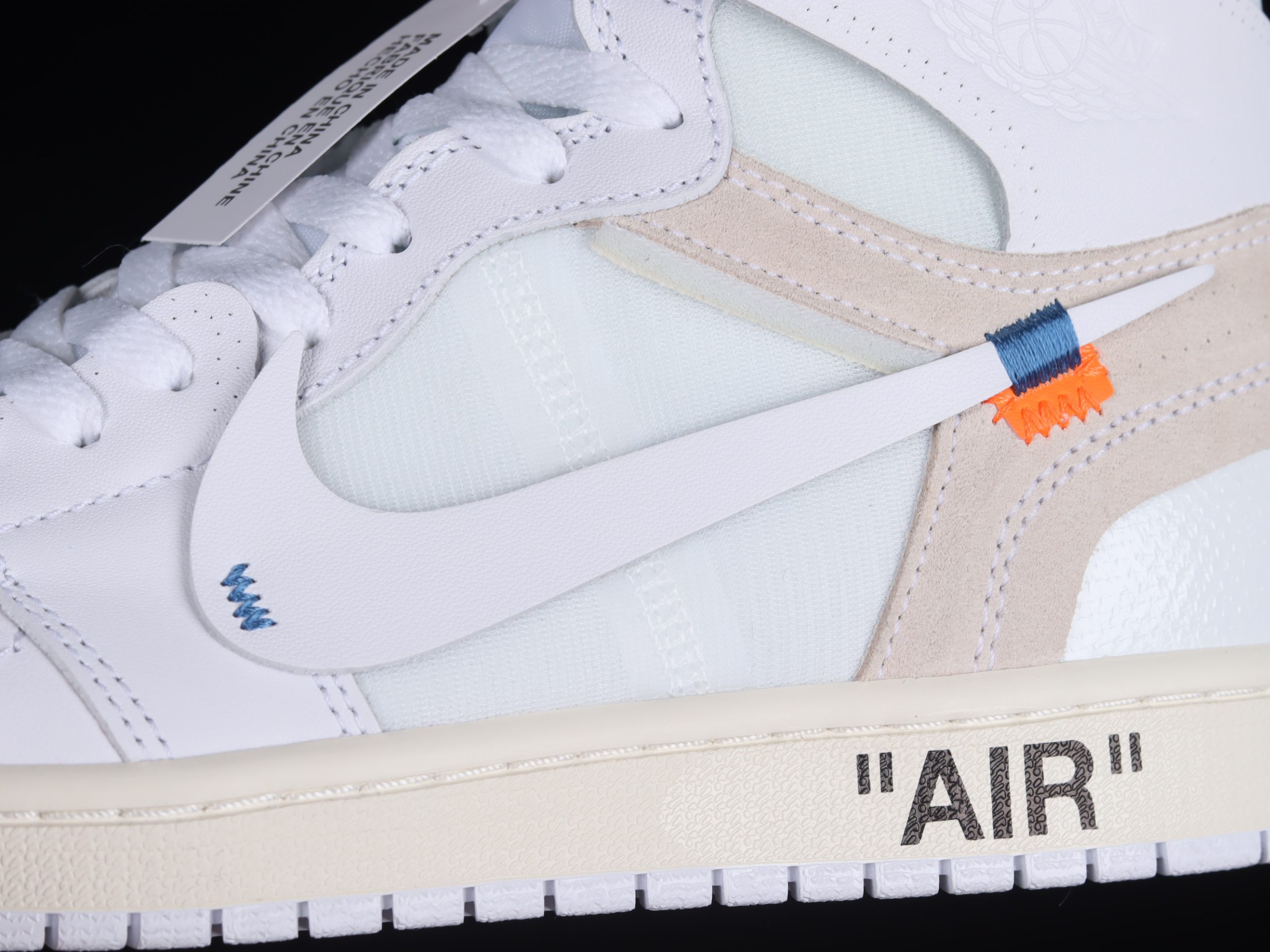 Jordan 1 Retro High Off-White White Extended Size