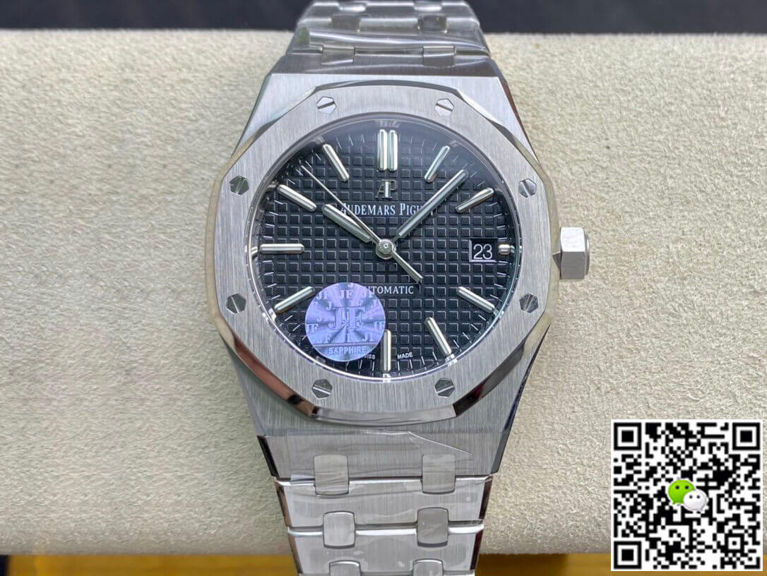 Replica Audemars P1g*et Royal Oak 15450 1:1 Best Edition JF Factory Black Dial