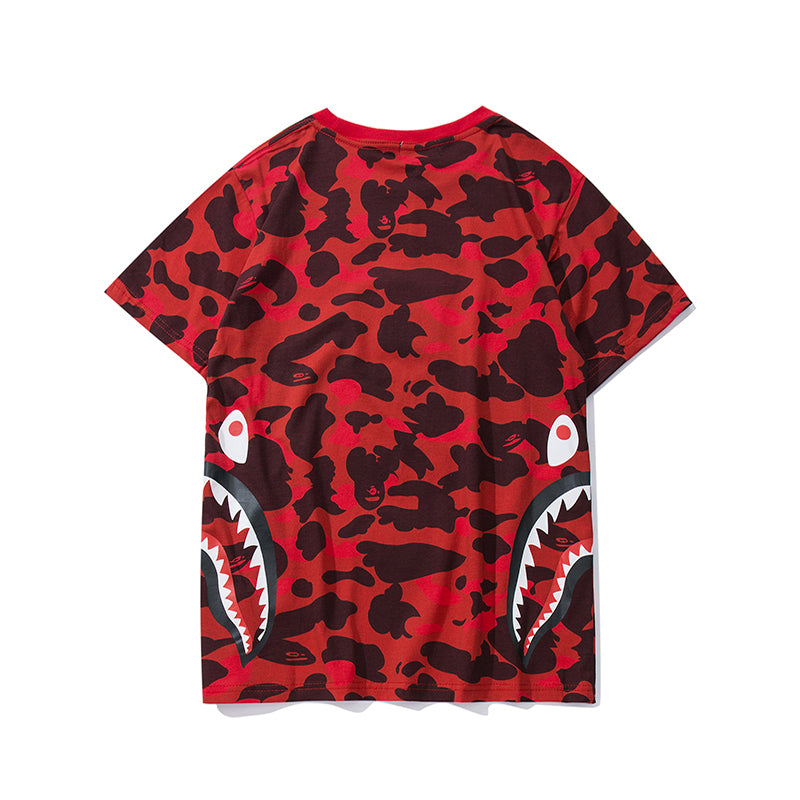 Bape Shark Camo Classic T Shirt 703