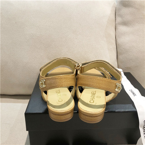 Ch**el Flat Dupes sandals womens