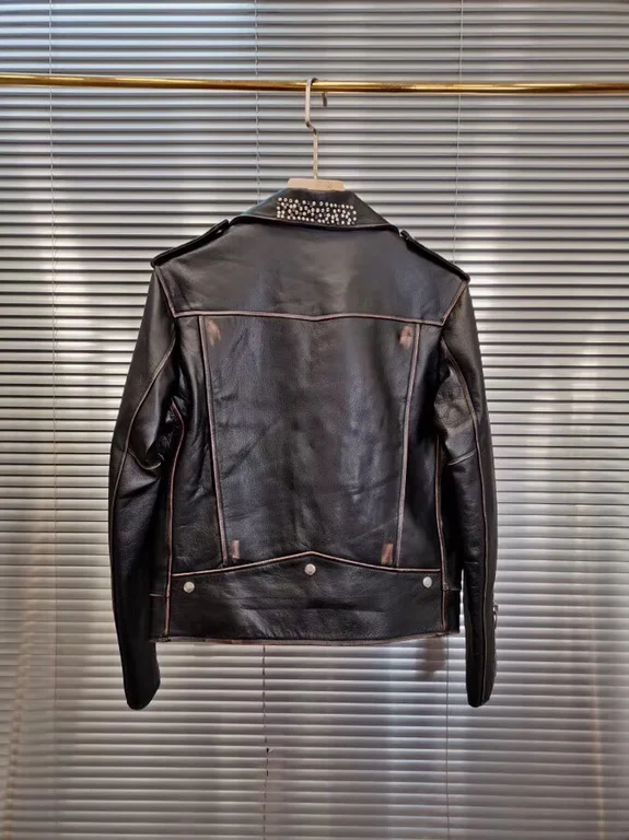 Sa1nt Lau*nt Replica Leather Jacket