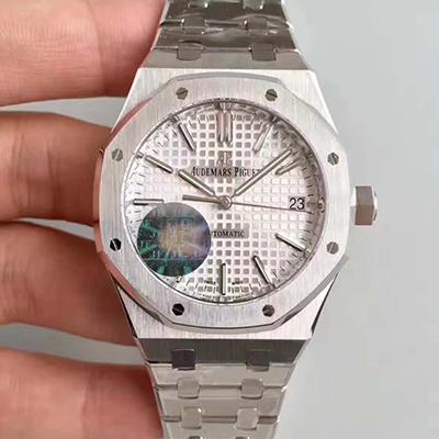 Replica Audemars P1g*et Royal Oak JF Factory Men Watches 1:1 Best Edition Swiss ETA3120 Silver Dial