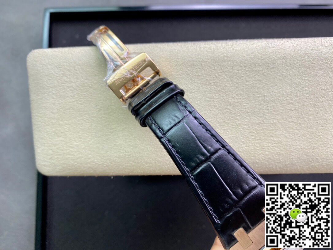 Replica Audemars P1g*et Royal Oak 15500OR.OO.D002CR.01 1:1 Best Edition APS Factory Black Dial