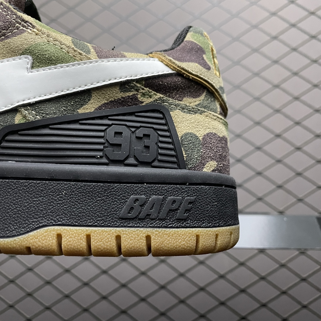 A Bathing Ape Bape SK8 Sta ABC Camo Green