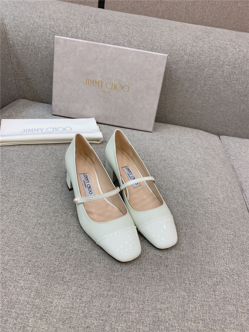 J1m*y Ch00 New Thick Heel Mary Jane Shoes