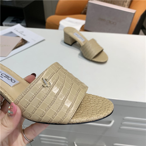 J1m*y Ch00 block heel sandal