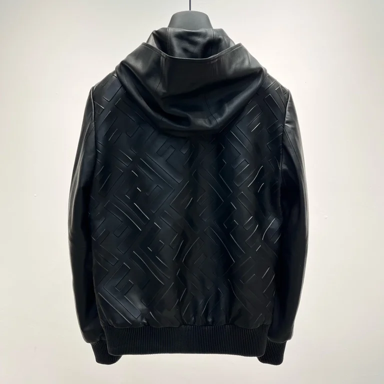 2022ss F**di Real leather Jacket