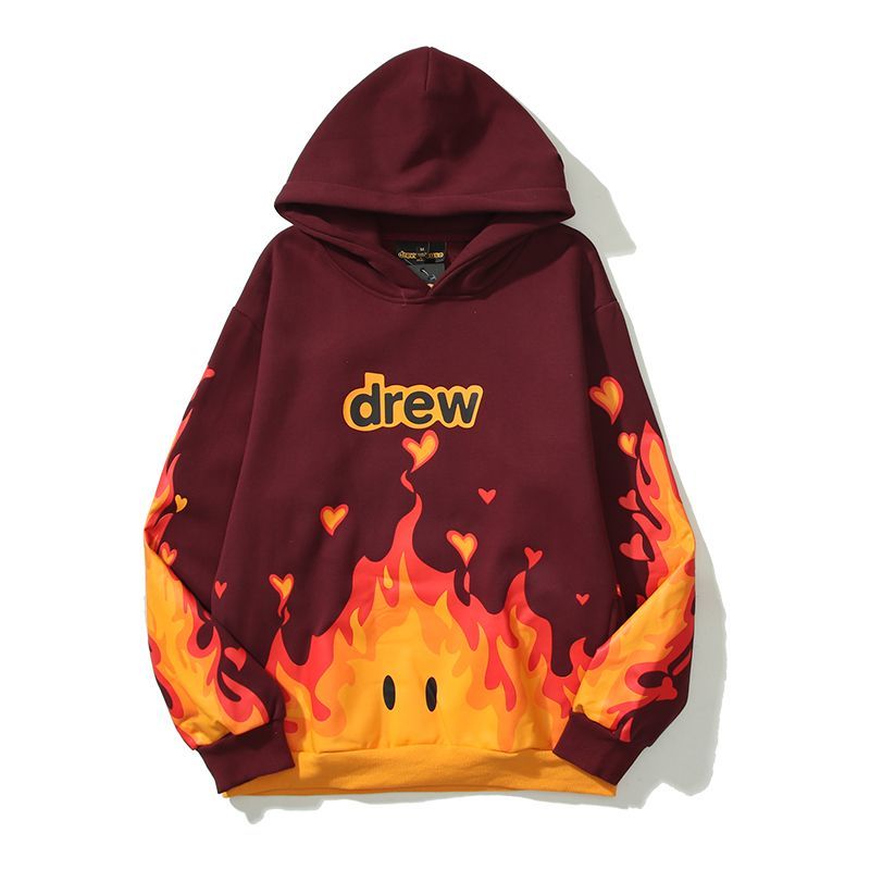 Drew House Fire Hoodie Black