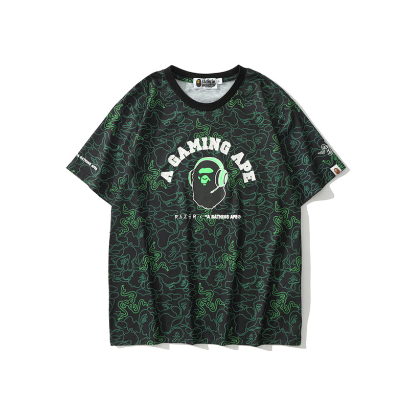 Bape x Razer T Shirt Bape Graffiti Cotton Tee 1709