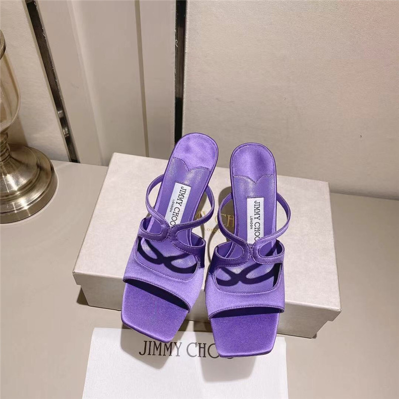 J1m*y Ch00 Paris window custom high-heeled sandals