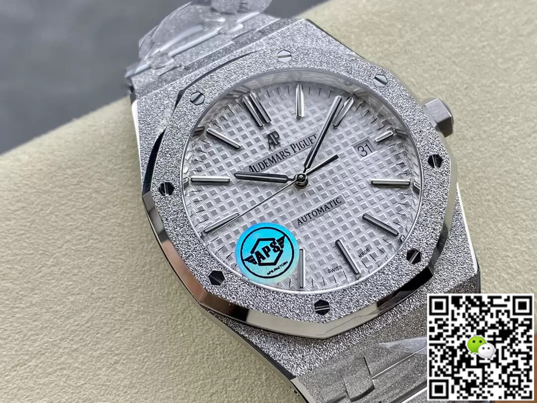 Replica Audemars P1g*et Royal Oak 15410 1:1 Best Edition APS Factory White Dial