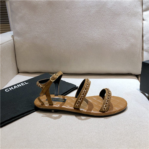 Ch**el flat sandals