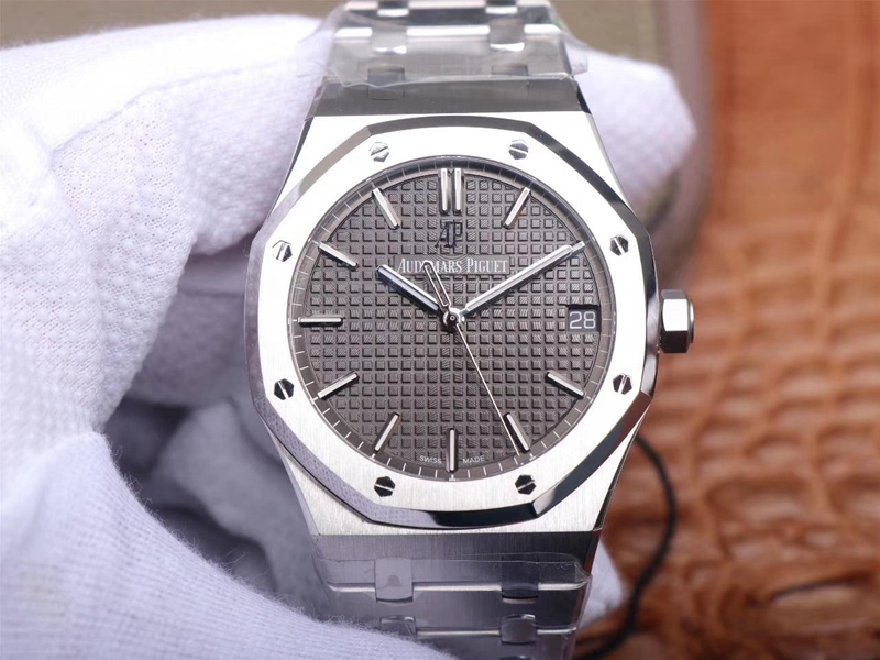 Replica Audemars P1g*et Royal Oak 15500ST.OO.1220ST.02 1:1 Best Edition ZF Factory Gray Dial Swiss ETA4302