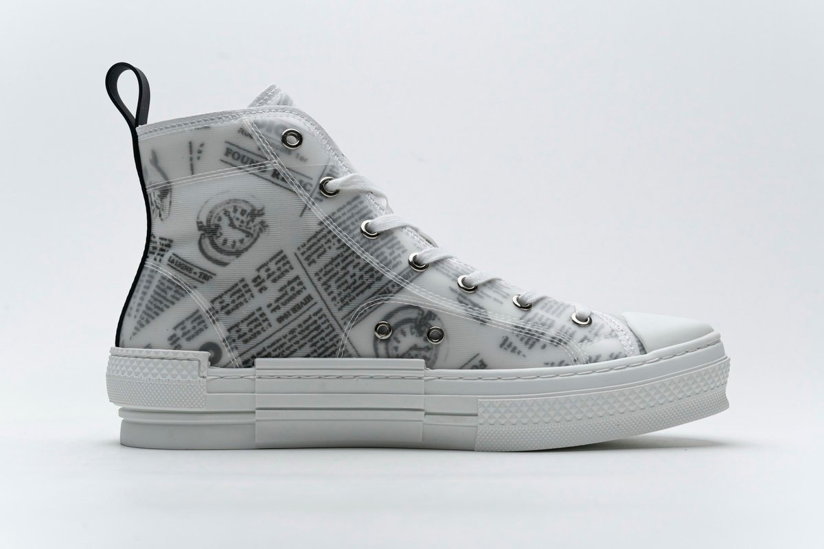Converse Dupes D10r B23 Oblique Transparency High H565 White Black