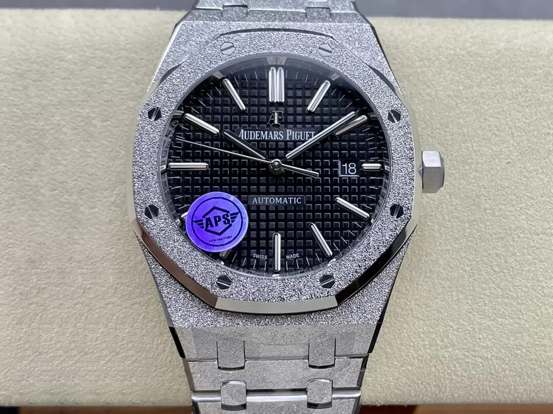 Replica Audemars P1g*et Royal Oak 15410 1:1 Best Edition APS Factory Black Dial