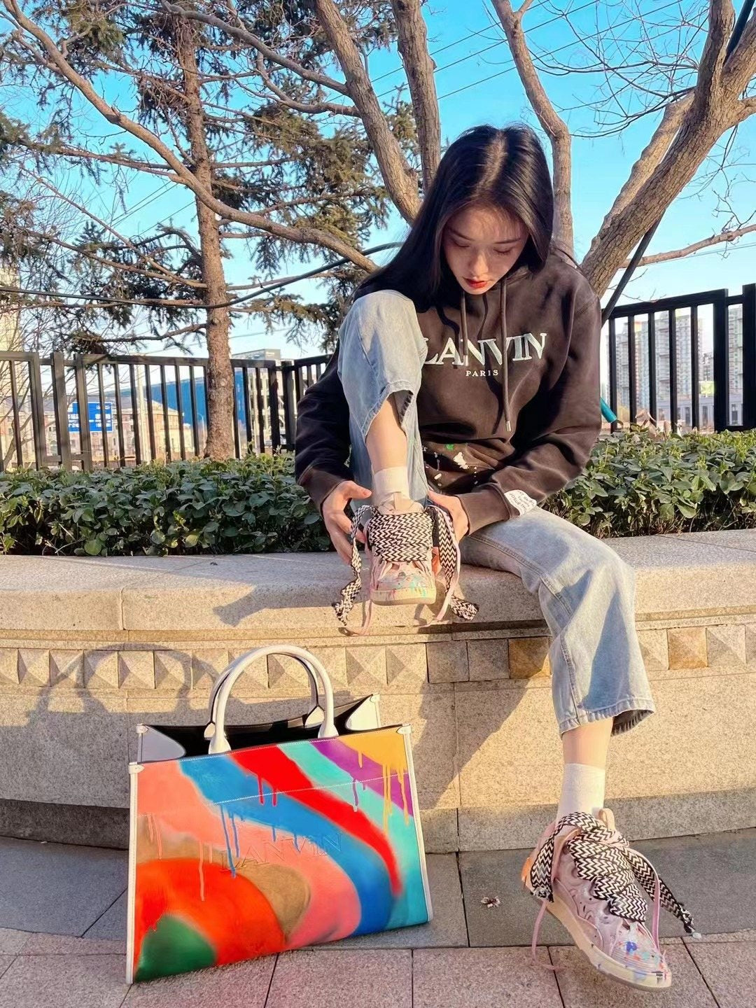 Gallery Dept x Lanvin Hoodie
