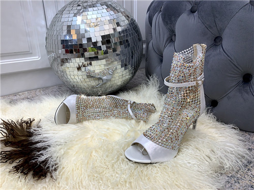 rene caovilla heel boots sandals