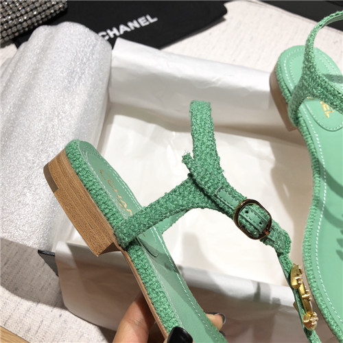 Ch**el flat sandals