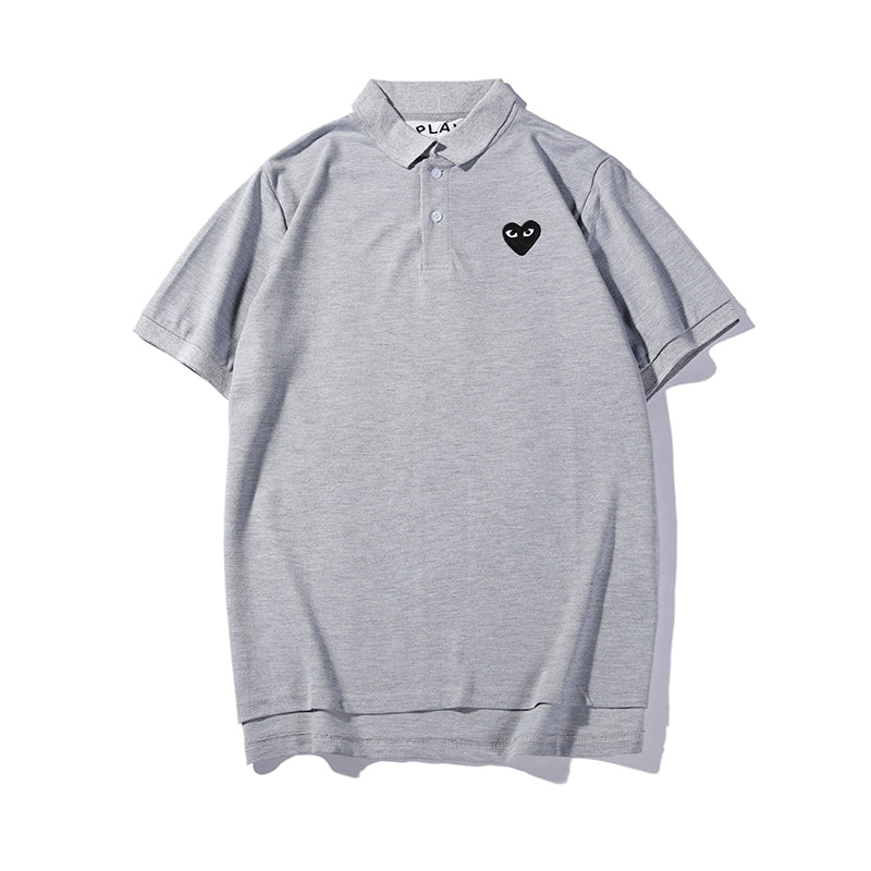Play CDG Embroidered Heart Polo Shirt