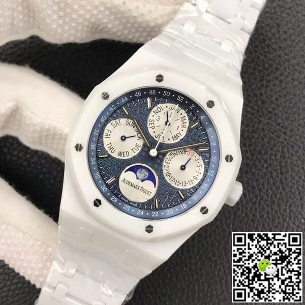 Replica Audemars P1g*et Royal Oak 26579CB.OO.1225CB.01 1:1 Best Edition APS Factory Blue Dial