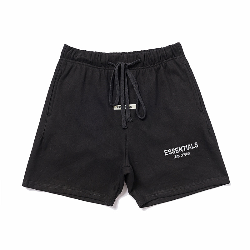 Fear of God Replica Essentials Embroidered Reflective Sweat Shorts 550