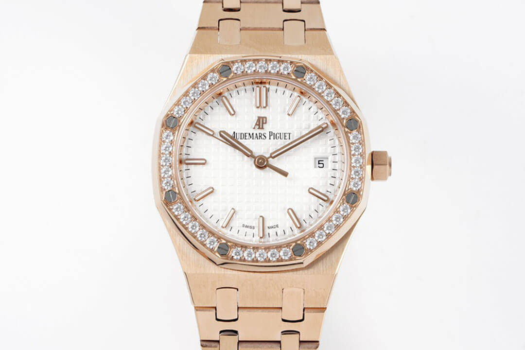 Replica Audemars P1g*et Royal Oak 77351OR.ZZ.1261OR.01 1:1 Best Edition 8F Factory Rose Gold