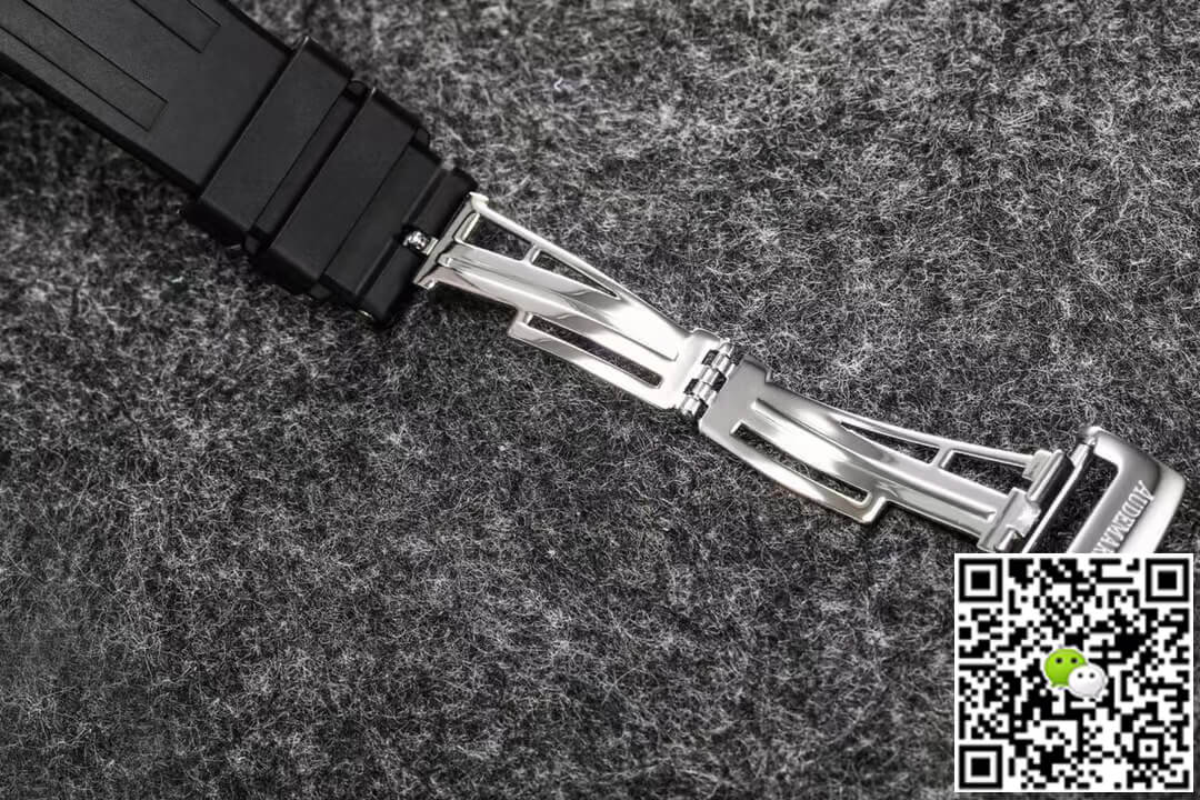 Replica Audemars P1g*et Royal Oak Tourbillon 1:1 Best Edition R8 Factory V3 Black Rubber Strap