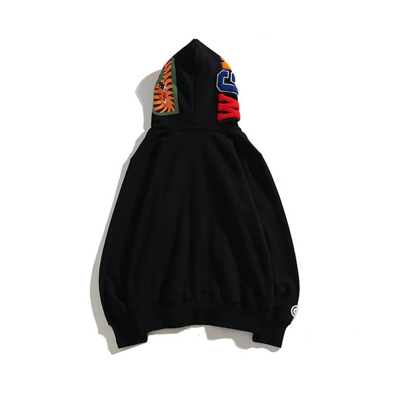 Bape Full Zip Shark Black Hoodie