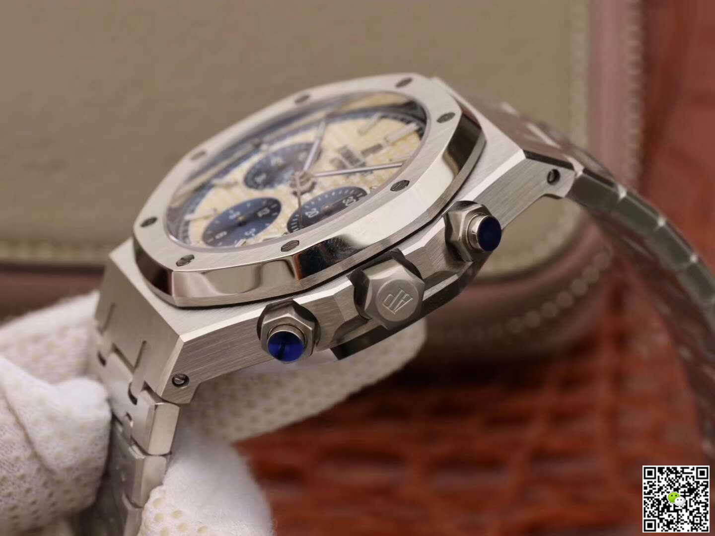 Replica Audemars P1g*et Royal Oak Chronograph 26331ST.OO.1220ST OM Factory 1:1 Best Edition Swiss ETA7750 White Dial
